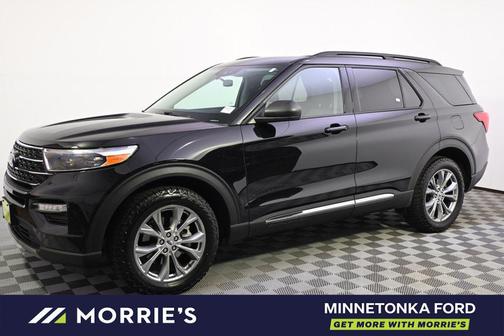 Agate Black Metallic 2023 Ford Explorer XLT