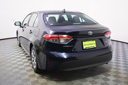 Blueprint/Midnight Black Metallic 2023 Toyota Corolla LE