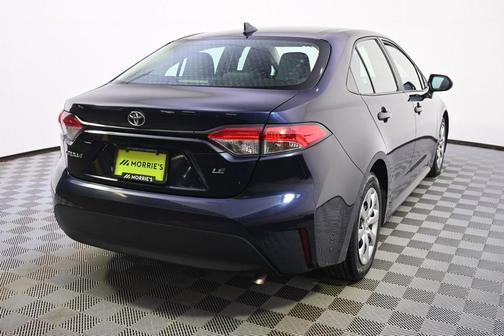 Blueprint/Midnight Black Metallic 2023 Toyota Corolla LE