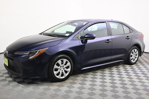 Blueprint/Midnight Black Metallic 2023 Toyota Corolla LE