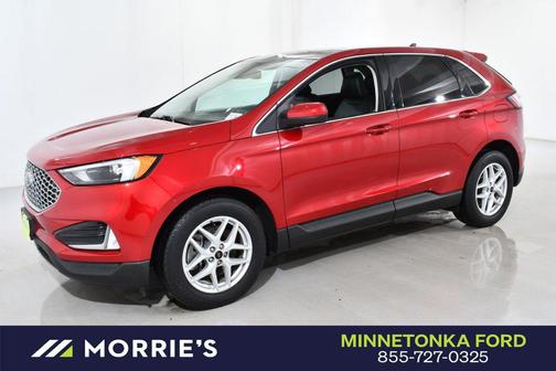 Rapid Red Metallic Tinted Clearcoat 2023 Ford Edge SEL