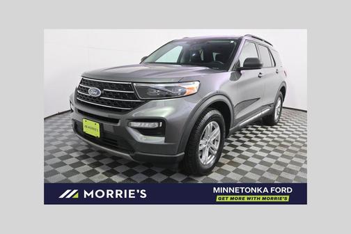 Carbonized Gray Metallic 2021 Ford Explorer XLT