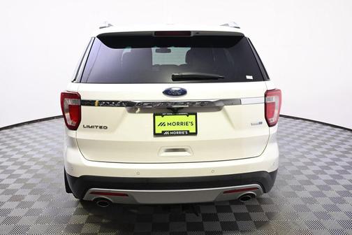 White Platinum Clearcoat Metallic 2016 Ford Explorer Limited