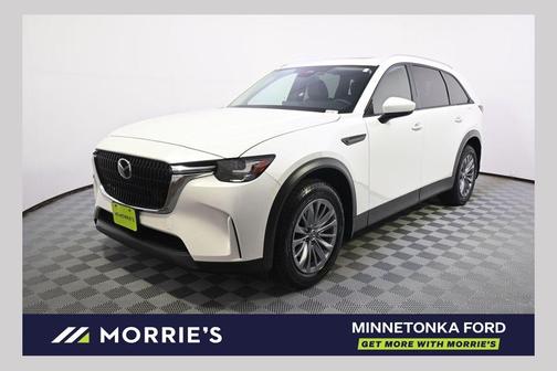 Rhodium White Premium 2024 Mazda CX-90 3.3 Turbo Preferred