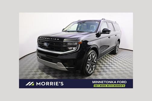 Agate Black Metallic 2025 Ford Expedition Max Platinum