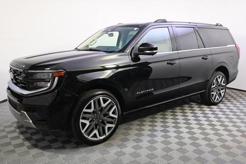 Agate Black Metallic 2025 Ford Expedition Max Platinum