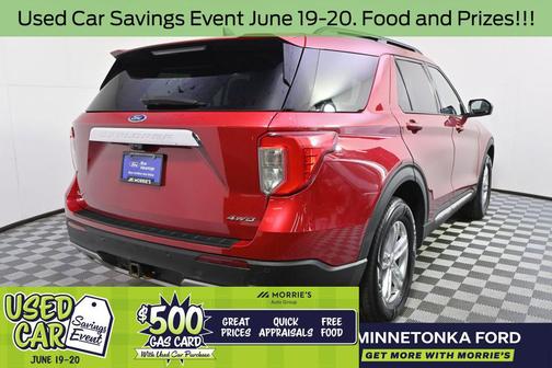 Rapid Red Metallic Tinted Clearcoat 2023 Ford Explorer XLT