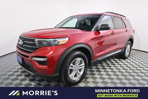 Rapid Red Metallic Tinted Clearcoat 2023 Ford Explorer XLT