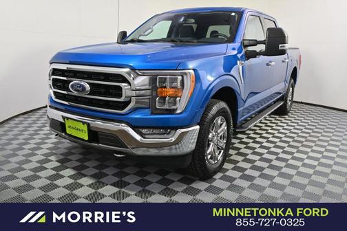 Blue 2021 Ford F-150 XLT