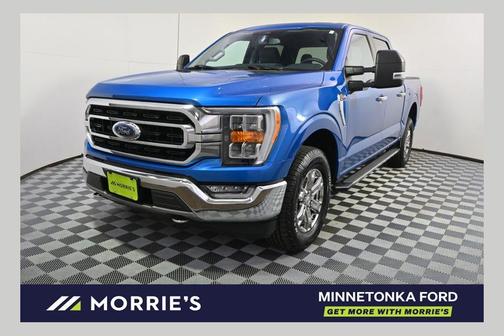 Blue 2021 Ford F-150 XLT
