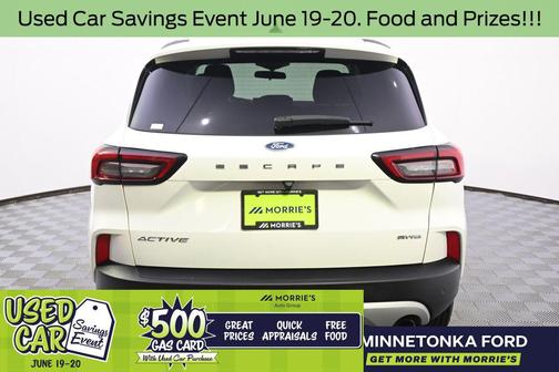Star White Metallic Tri-Coat 2023 Ford Escape Active