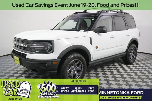 Oxford White 2024 Ford Bronco Sport Badlands