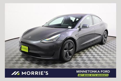 Midnight Silver Metallic 2018 Tesla Model 3 Long Range