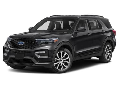 Agate Black Metallic 2023 Ford Explorer ST-Line