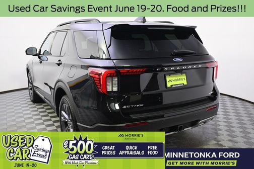 Agate Black Metallic 2026 Ford Explorer Active