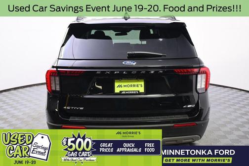 Agate Black Metallic 2026 Ford Explorer Active