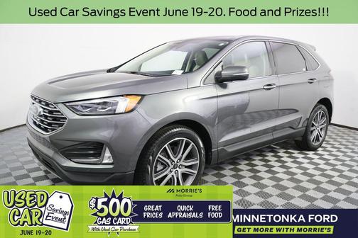 Carbonized Gray Metallic 2023 Ford Edge Titanium