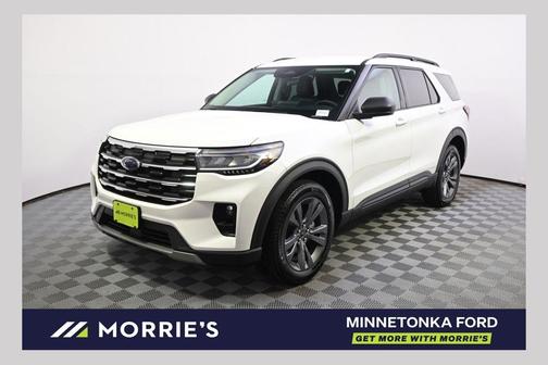 Star White Metallic Tri-Coat 2026 Ford Explorer Active