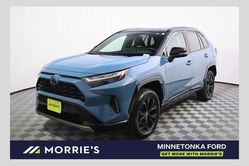 Midnight Black Metallic 2022 Toyota RAV4 Hybrid SE
