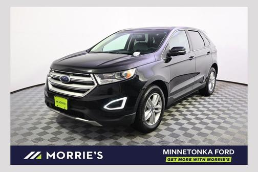 White Platinum Metallic Tri-Coat 2016 Ford Edge SEL