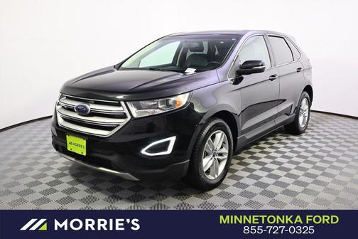 White Platinum Metallic Tri-Coat 2016 Ford Edge SEL