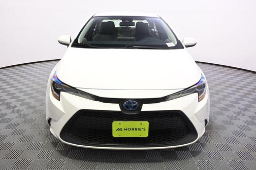 Super White 2021 Toyota Corolla Hybrid LE