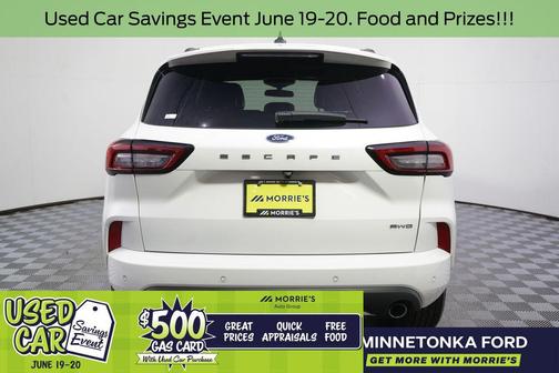 Star White Metallic Tri-Coat 2023 Ford Escape ST-Line Select