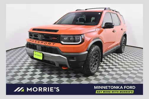 Sunset Orange 2026 Honda Passport AWD TrailSport Elite Blackout