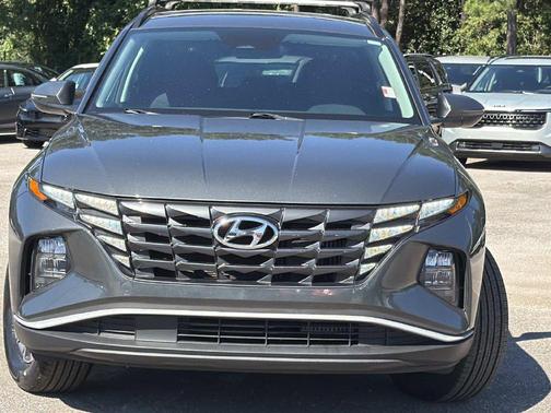 Amazon Gray 2023 Hyundai TUCSON Hybrid Blue