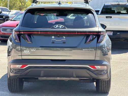 Amazon Gray 2023 Hyundai TUCSON Hybrid Blue