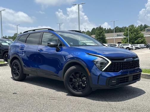 Sapphire Blue 2025 Kia Sportage X-Pro Prestige