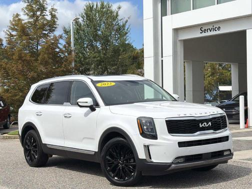 Glacial White Pearl 2022 Kia Telluride SX