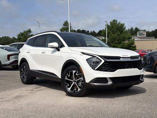 Snow White Pearl 2024 Kia Sportage Hybrid EX