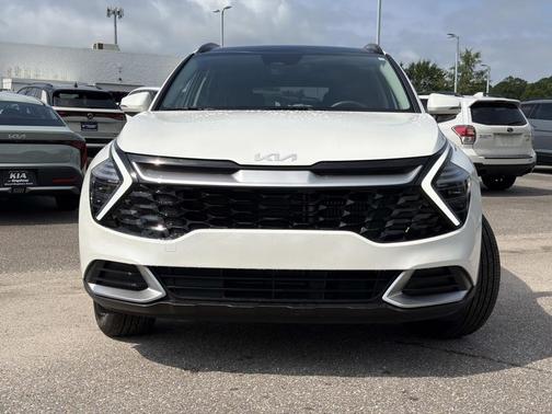 Snow White Pearl 2024 Kia Sportage Hybrid EX