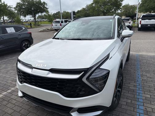Snow White Pearl 2024 Kia Sportage Hybrid EX
