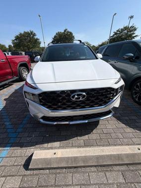 Serenity White Pearl 2023 Hyundai SANTA FE Calligraphy