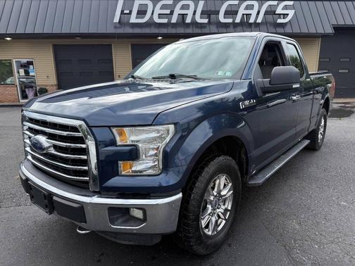 Blue 2015 Ford F-150 XLT