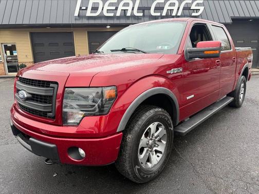 Red 2013 Ford F-150 FX4