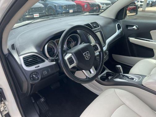Pearl White Tri-Coat 2014 Dodge Journey Limited
