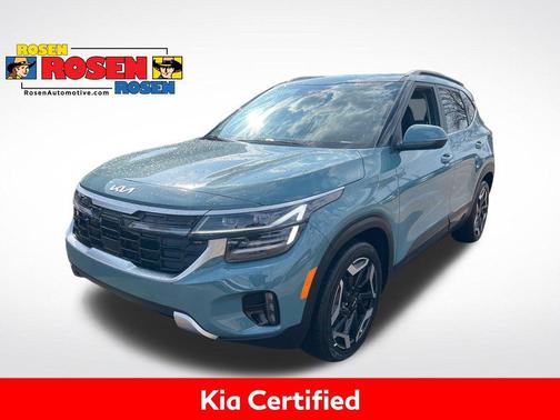 Pluton Blue 2024 Kia Seltos SX Turbo