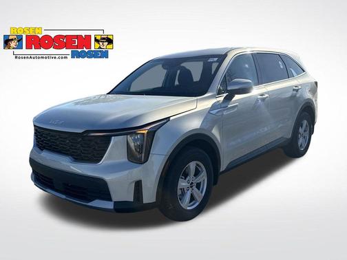 Ivory Silver 2026 Kia Sorento LX