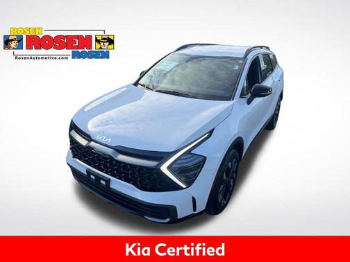 Glacial White Pearl 2024 Kia Sportage X-Line