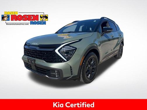 Jungle Green/Ebony Black Roof 2023 Kia Sportage S