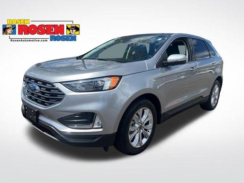 Iconic Silver Metallic 2023 Ford Edge Titanium