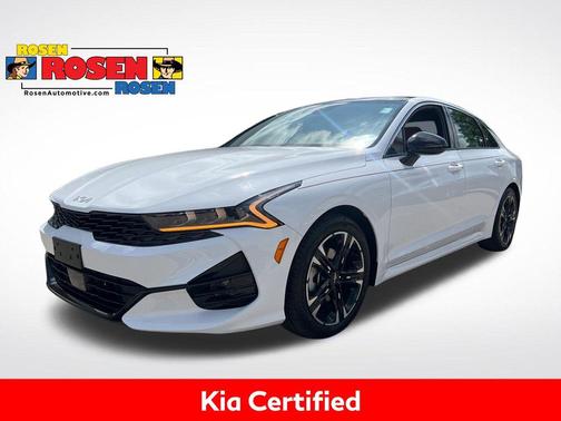Glacial White Pearl 2024 Kia K5 GT-Line