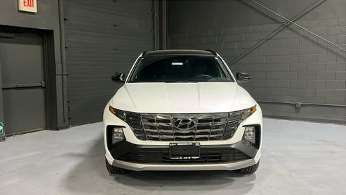 White 2024 Hyundai TUCSON Hybrid N Line