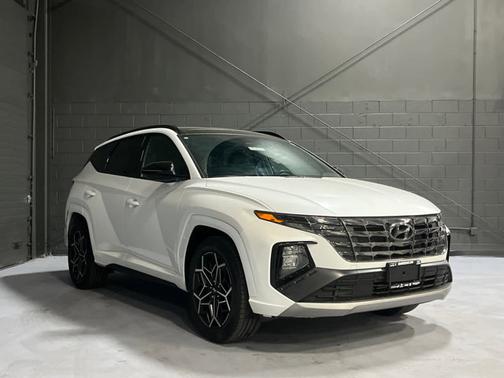 White 2024 Hyundai TUCSON Hybrid N Line