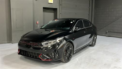 Aurora Black 2023 Kia Forte GT