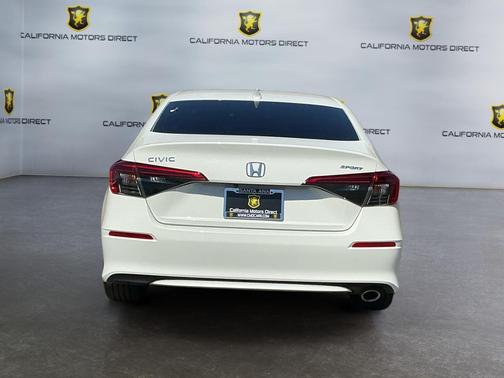 Platinum White Pearl 2024 Honda Civic Sport