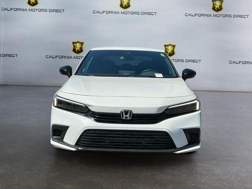 Platinum White Pearl 2024 Honda Civic Sport